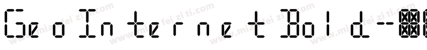 GeoInternet Bold字体转换